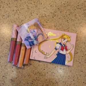 NWT Colourpop Sailor Moon Eyeshadow, Blush, and Lip Set